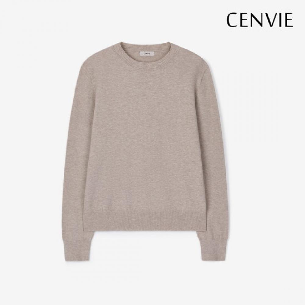 Senbi Men holgarMent Round Neck Knit Signature
