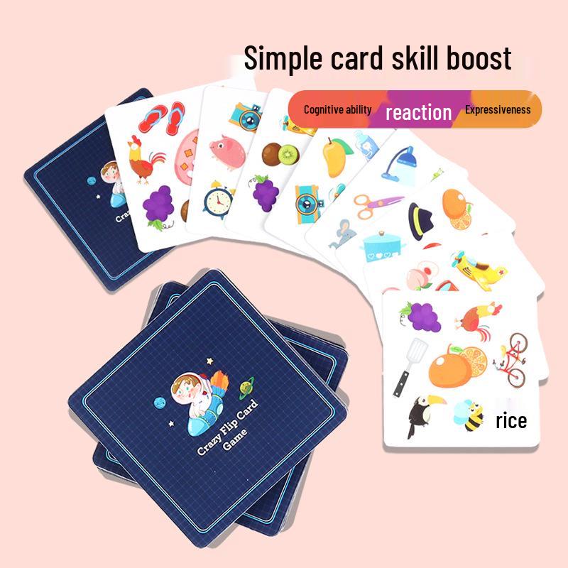 Douyin's Bestselling Parent-Child Interactive Memory Card Game: Enhance Kids' Focus and Reaction Skills.