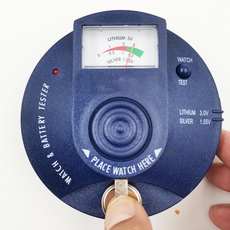 Efficient 1.5V 3V Button Battery Tester Analyzer Essential Tool For Horologists Jewelers Watchmakers Maintenance Repair