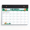 1 Set dickes Papier mit großem Schreibplatz 2027 Wandkalender mit festlichen Kunstseiten Jan.–Dez.. Für die tägliche Haushaltsplanung