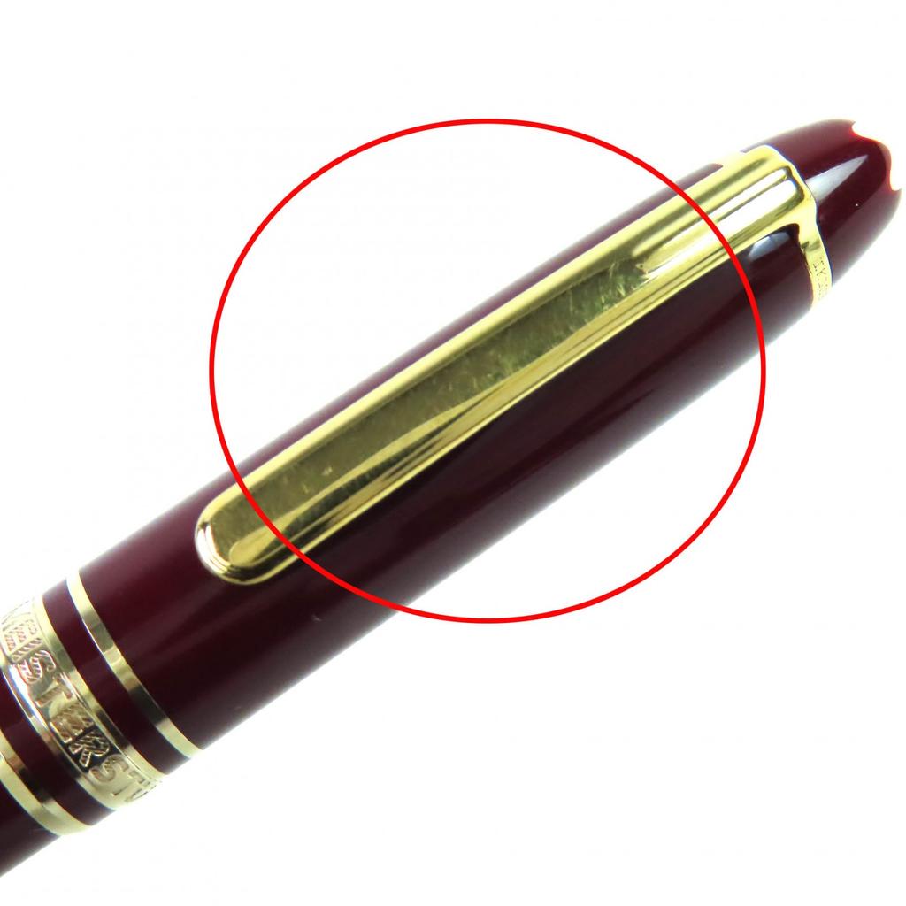 Great MONTBLANC Ballpoint pen Meisterstück #116 Mozart White Star Twist Type Used