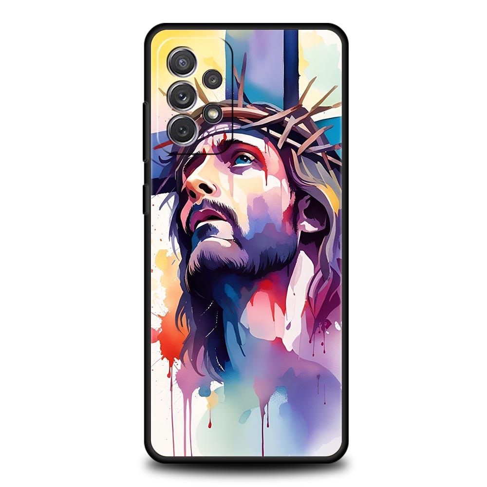 Faith Christian Religious Jesus Case for Samsung A51 A71 A21S A12 A11 A15 A25 A31 A41 A23 A33 A53 A73 A05S A13 5G A35 A55 Cover