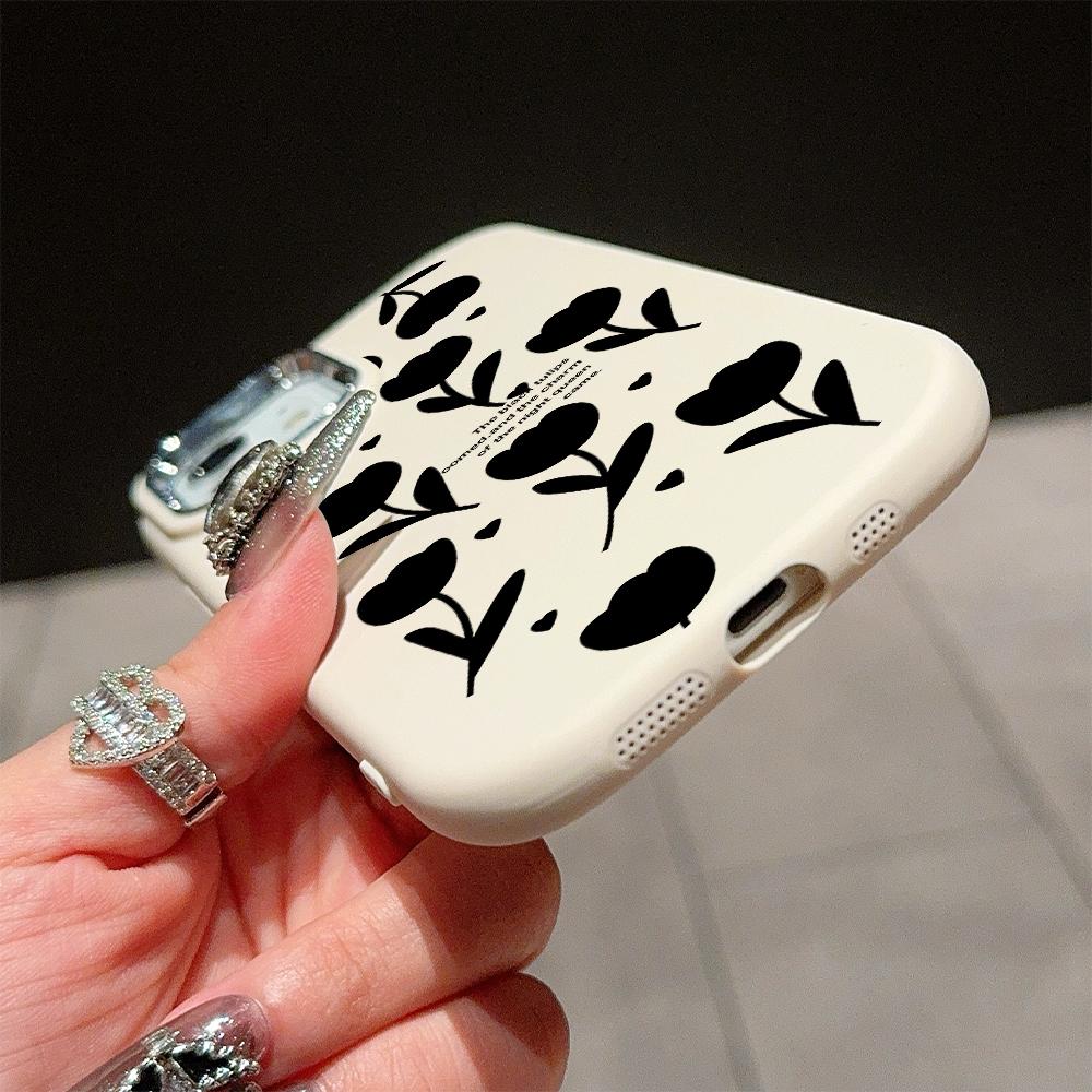 Solid Color Silver Edge Lens Soft Liquid Silicone Shockproof Phone Case for iPhone Samsung Huawei Honor Xiaomi Redmi OPPO Realme Vivo Infinix Tecno