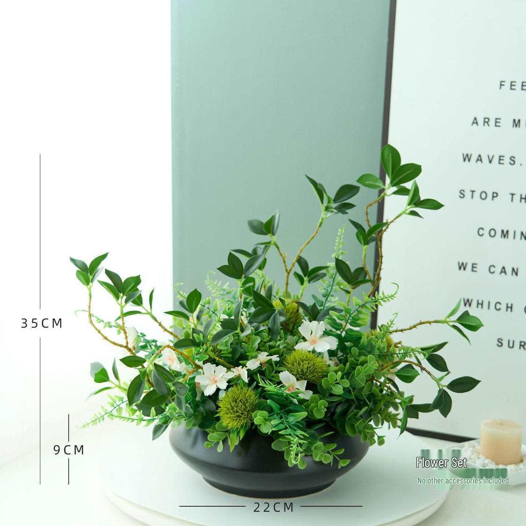 Premium Artificial Green Plants for Home Decor – Perfect for Living Room, Dining Table, TV Stand, or Entryway