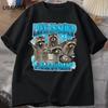Funny Raccoon Tshirt Unisex Unisex Life Is Soup I Am Fork T Shirt Raccoon Vintage Graphic Tee Animal Lover Tshirt Streetwear Tops