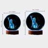 1 Pc 3D Laser Cat and Moon Star Carved Crystal Ball Nightlight, a Gift for Ladies Who Love Cats, Indoor Statue Light