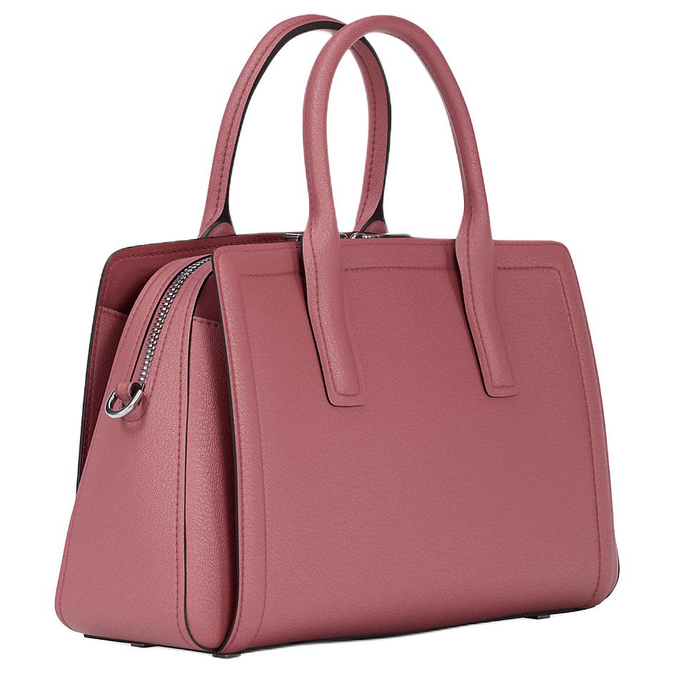 Michael Kors Laila Adjustable Detachable Shoulder Strap Leather Tote Bag Women Tote Bags Rosewood 30S5S9IS2L-ROSEWOOD