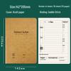 32K Cowhide Notebook for Elementary Third Grade - Small Size Homework and Notes Record Book