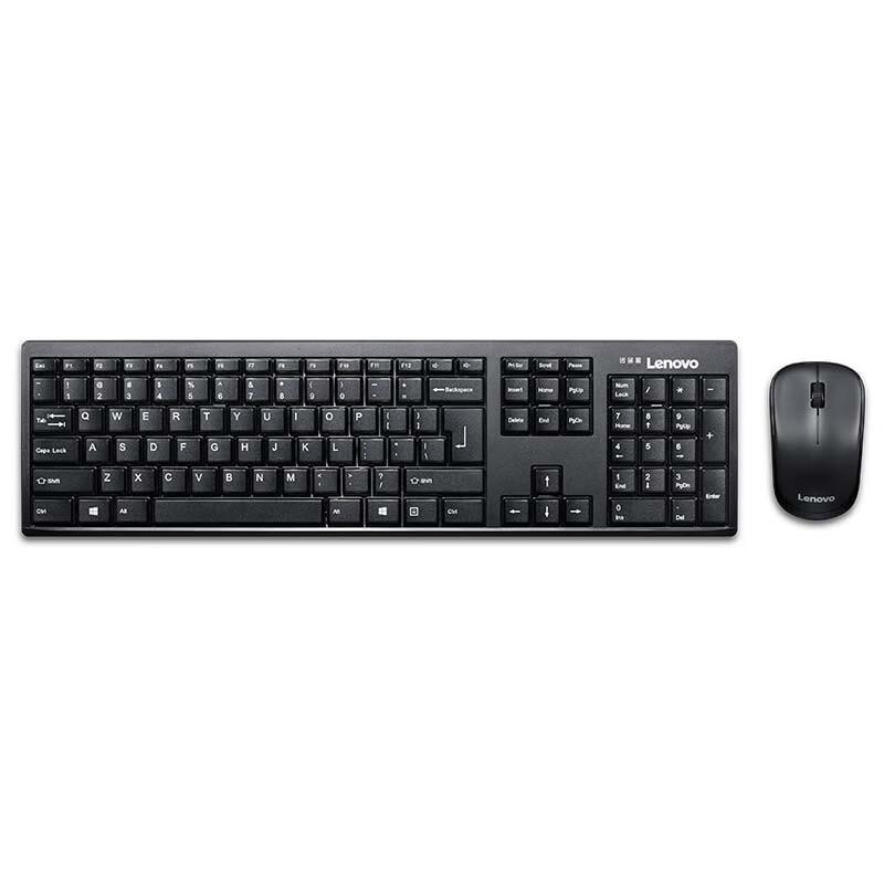 Lenovo KN100 Full-size Wireless Keyboard and Mouse Combo