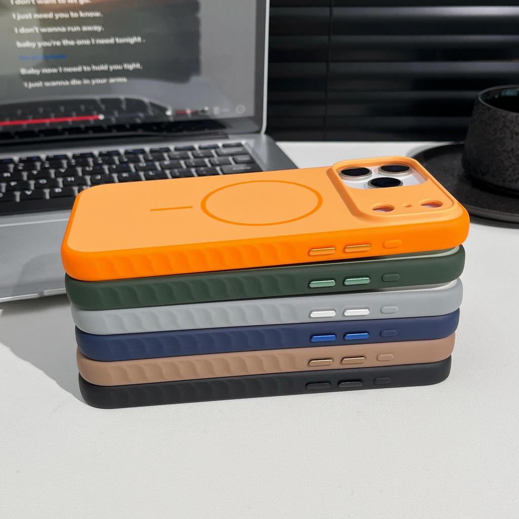 Apple 17 Pro Max/16/15 Magnetic Non-Slip Drop-Proof Hard Phone Case