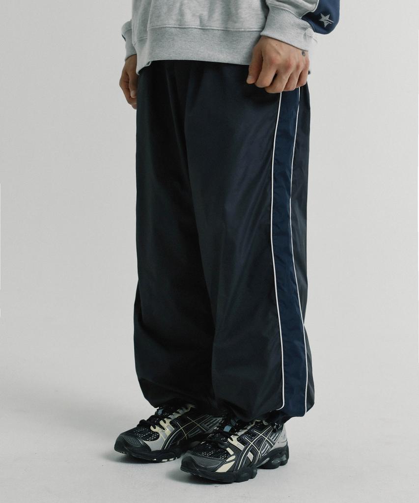 PHYSICAL DEPARTMENT Piping Tail Track Pants_Charcoal
