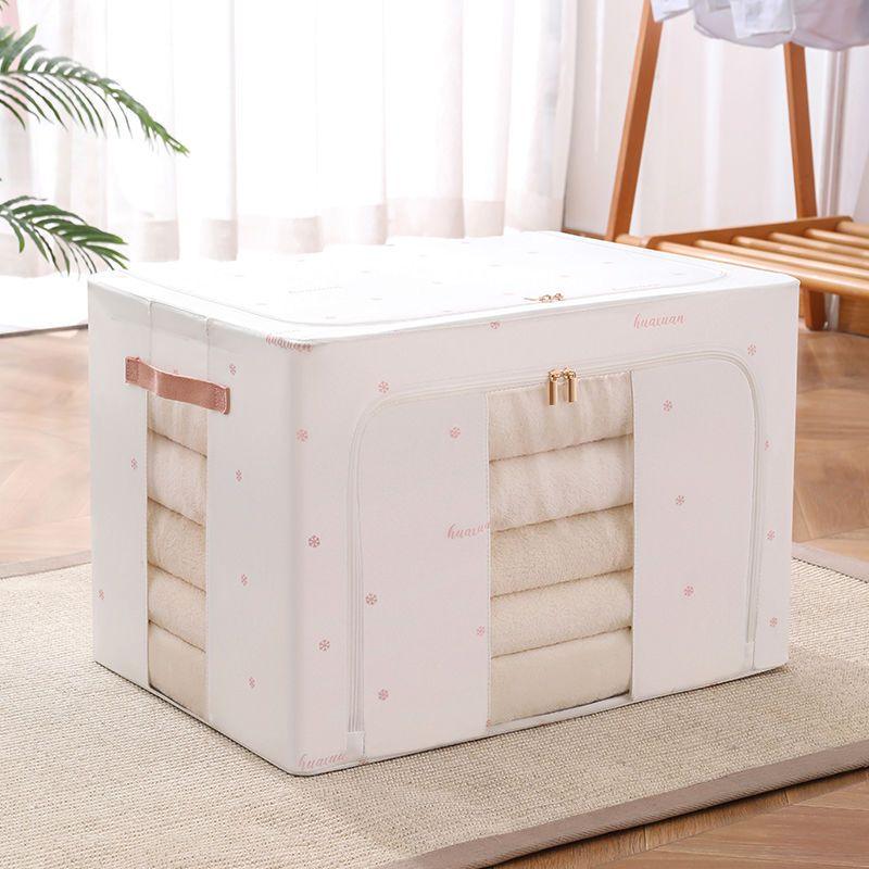 Foldable Storage Organizers Clothes Blanket Quilt Organizer Box Large Capacity Closet Sweater Storage Clothes Cabinet Organizer