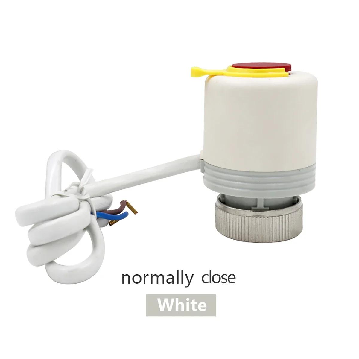 230v /24v normally close Electric thermal actuator for manifold underfloor heating valve calefaccion suelo radiante actuador 230v