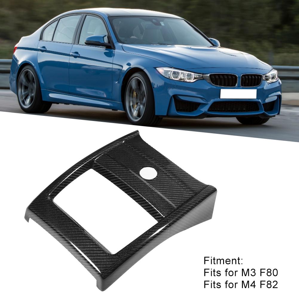 Carbon Fiber Rear A C Outlet Frame Air Vent Trim Cover Fits for M3 M4 F80 F82