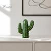 Contemporary Interior Decor Nordic Minimalist Ceramic Ornaments, Abstract Bear/Cat/Elephant/Cactus Sculpture Tabletop for Elegant Table Centerpieces