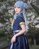 [Milky Time] Hololive Suisei Hoshimachi Cosplay Halloween VTuber Sailor Uniform (Navy)