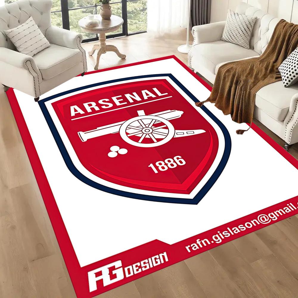 Arsenal Floor Rug Office Rug Suitable for Kitchen Entryway Playrooms Hallway Anti-slip Rug Anime Office Decor Perfect Gift for Friends & Family