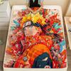 Naruto (Color Background)  Print Flannel Blanket, High quality Comfortable for All Seasons, Home Decor, Warmth and Comfort