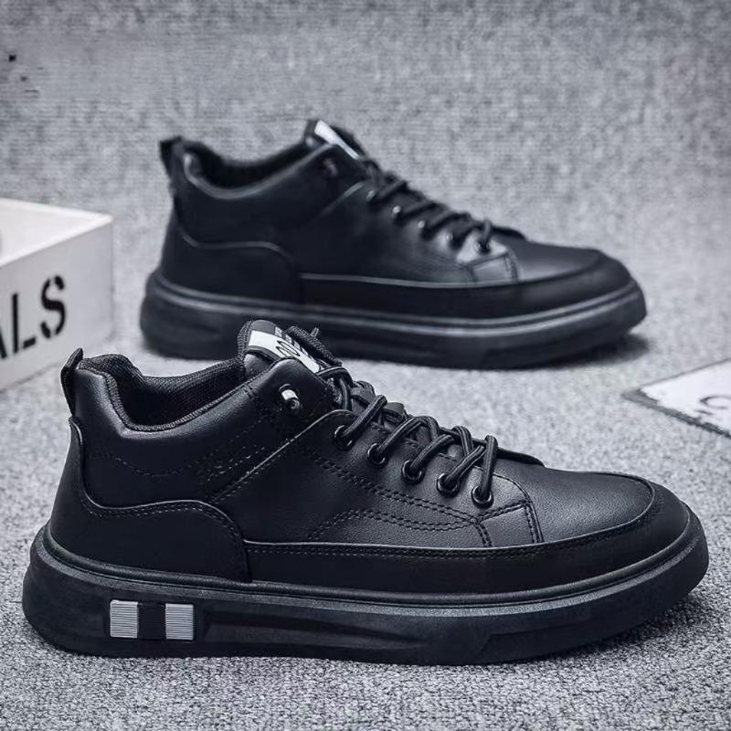 New autumn and winter men's shoes casual shoes leather platform men's waterproof sports casual men's shoes