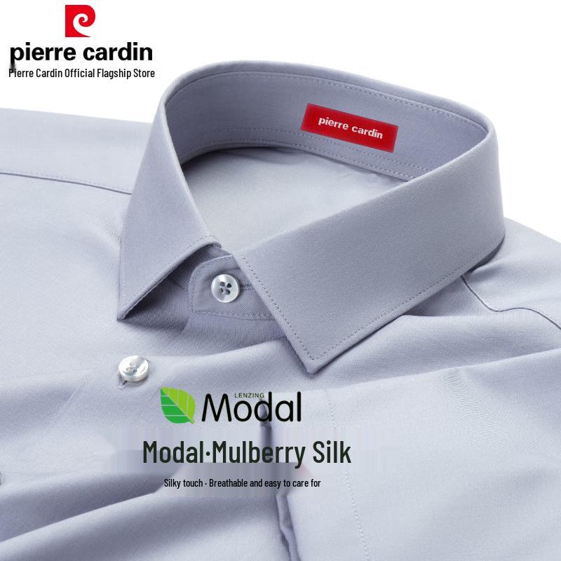 Pierre Cardin Men s Modal Silk Blend Short Sleeve Shirt 38