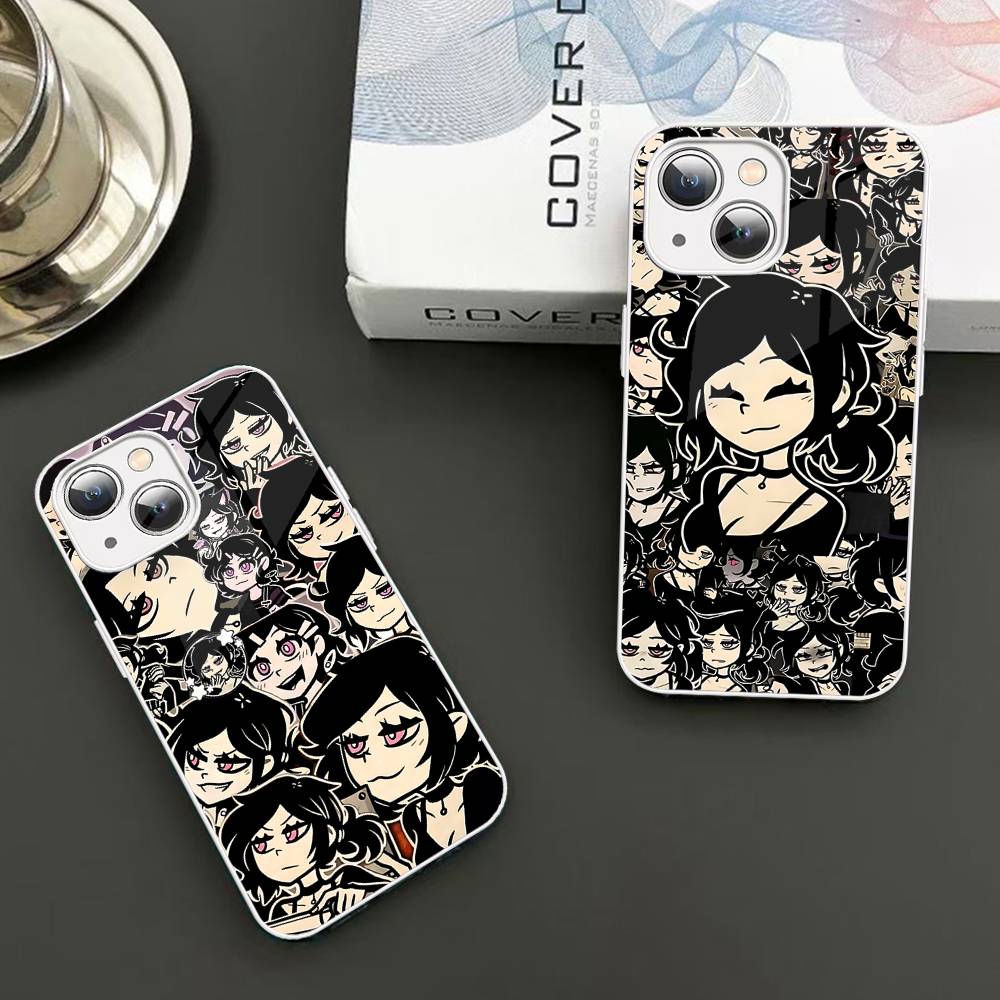 Coffin Of A-Andy And L-Leyley Tempered Glass For Iphone 14 13 12 11 Pro Mini XS MAX 14Plus X XS XR Cover