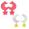 Moon Leaf Earring Resin Molds Jewelry Epoxy Resin Silicone Mould for Necklace Earrings Keychain Pendant  Crafts