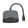 3 In 1 USB C To HD Multimedia Interface Adapter USB C To USB C USB3.0 Multi Port Adapter Compatible for Type C Devices