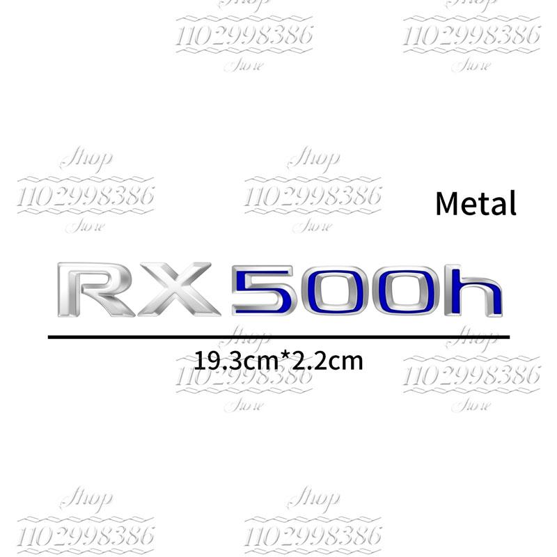 Vhodné pro RX300, RX350, RX500h, RX450h, RX270, RX200t Lexus zadní znak dekorativní kovové samolepky s písmeny