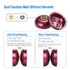 Professional Yoyo Ball Aluminum Alloy Responsive YoYo with Unresponsive Bearing for Professionals Beginners