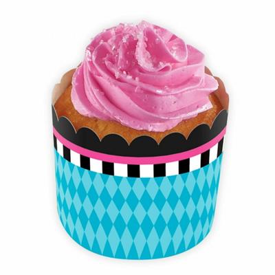 Paper Scalloped Birthday Muffin and Cupcake Cases (Pack of 24)