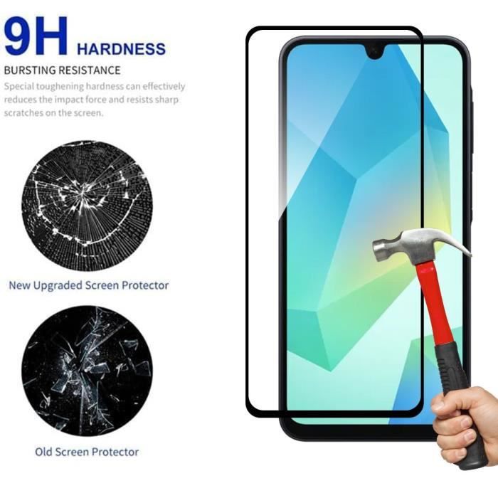 Film de protection en verre trempé - Samsung - Galaxy A16 - 4 pièces - Anti-rayures 9H - Installation facile