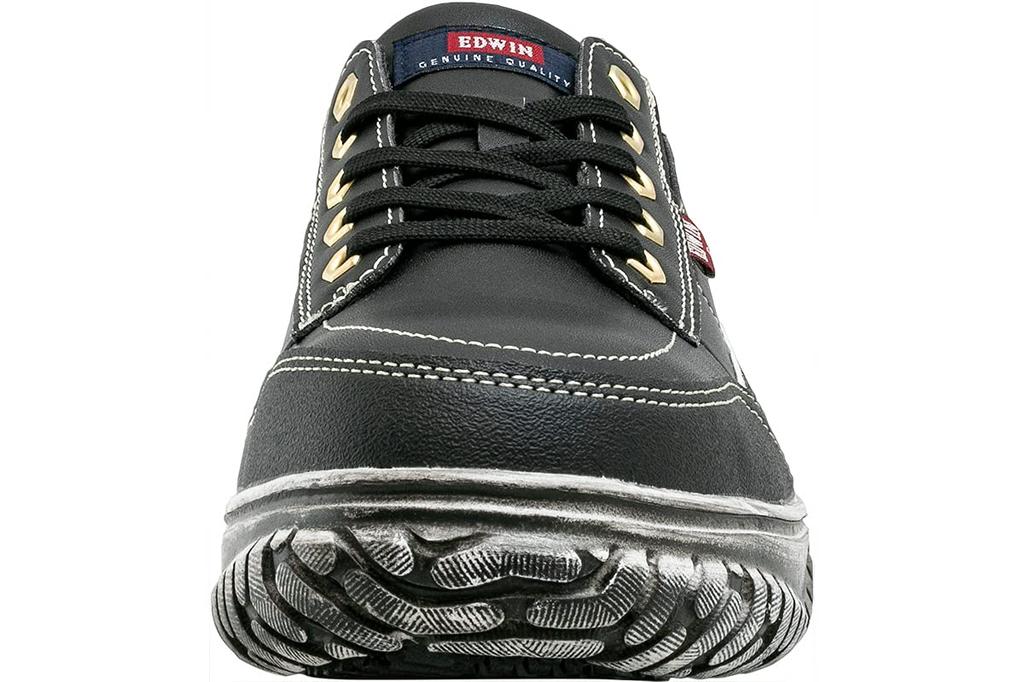 Edwin Kickback Sicherheitsschuhe mit Stahlkappe esm104 Größe Kappe, Schwarz, 26.5cm