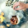 8CM Acrylic Wishing Bottle 2D Flat Pendant Car Pendant Ornament Christmas Ornament Christmas Tree Pendant