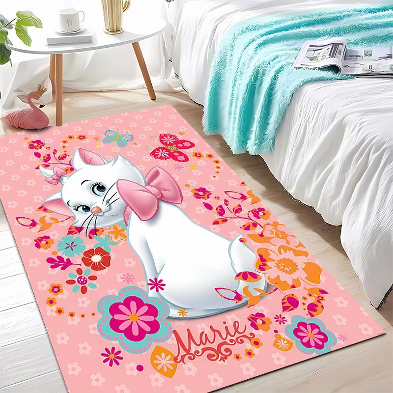 

3D Funny Marie Cat Cartoon Carpet Living Room Bedroom Bedside Floor Mat Kid s Room Cloakroom Play Mat Area Rug Next Day Shipping 40x60cm