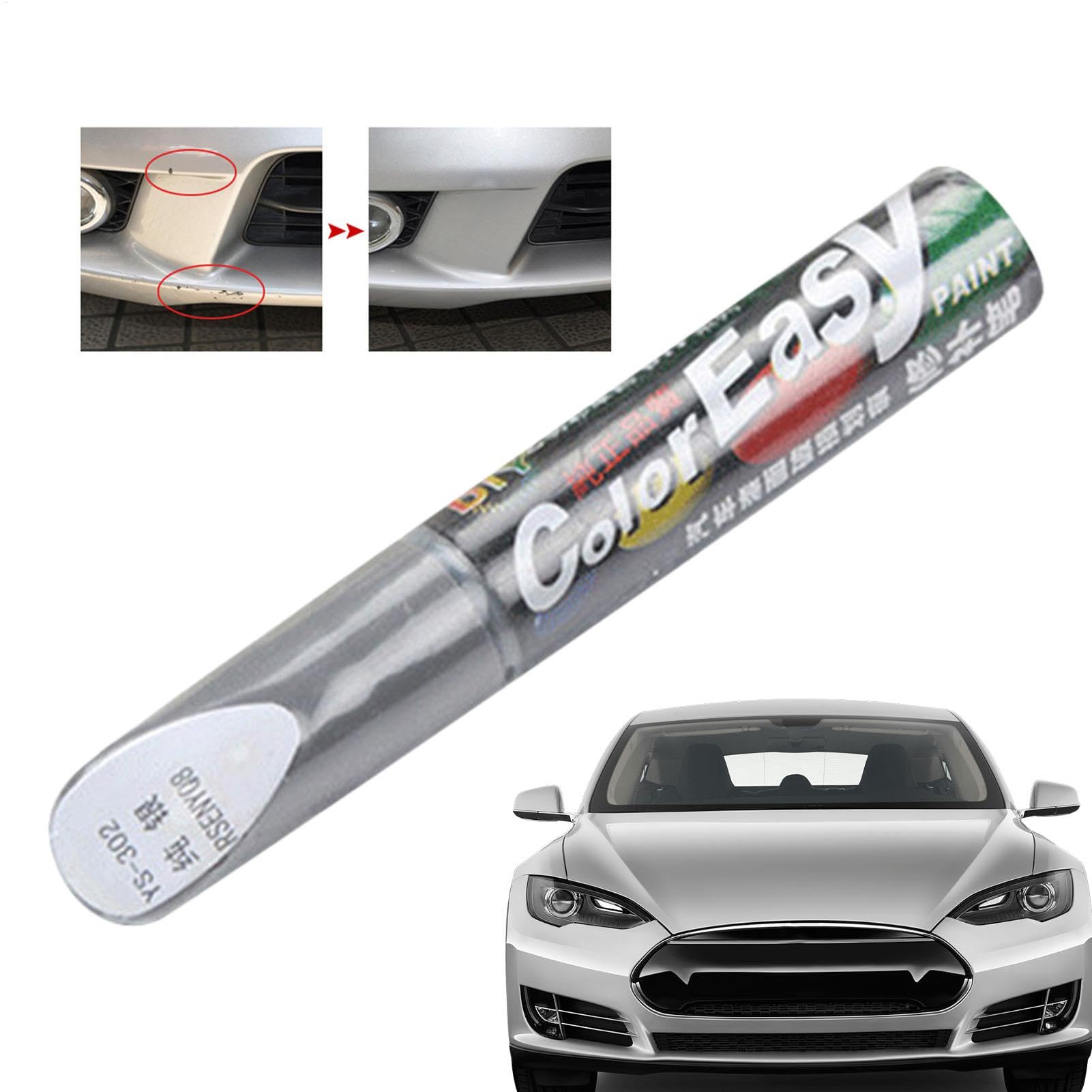 

DAWCBVJQ 12ml Black Touch Up Pen, Car Scratch Repair Automotive Repair Pen Non-Toxic Please refer to the description серебряный
