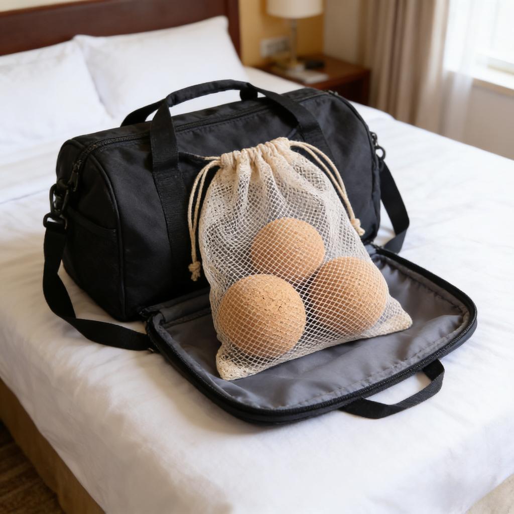 Fascia Release Cork Ball 2pcs: Yoga-Mobilitätshilfe zur myofaszialen Entspannung, Physiotherapieball für Rücken-, Nacken- und Fußmassage