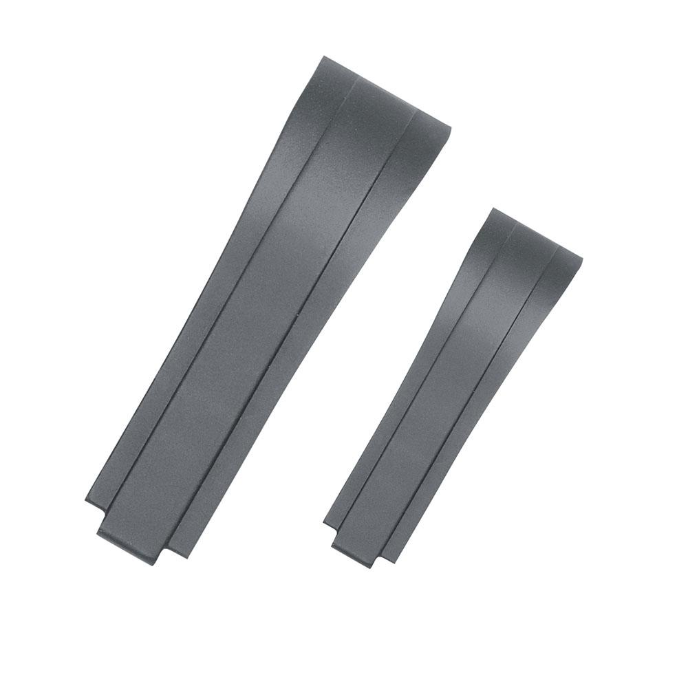 Rubber Watch Strap for Rolex Yacht Daytona Submarine Black Green Water Ghost  Stainless Steel Folding Buckle Wristband Belt 20mm