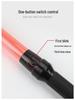 Rechargeable LED Warning Signal Baton: Handheld Stop Sign with Red and Blue Strobe Flashing Lights