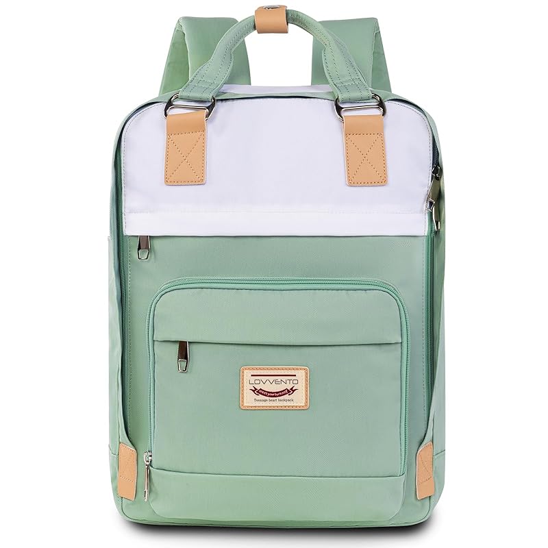 

[lovvento] macaron color backpack ladies 15.6 inch 16 inches PC storage cute backpack computer bag A4 compatible large capacity lightweight Water