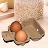 25 Unidades Cartones de Huevos de Pulpa de Papel Para Almacenamiento Organizador Con Tapa Accesorios para Frigorífico Cocina Gabinete Contenedor Caja de Huevos