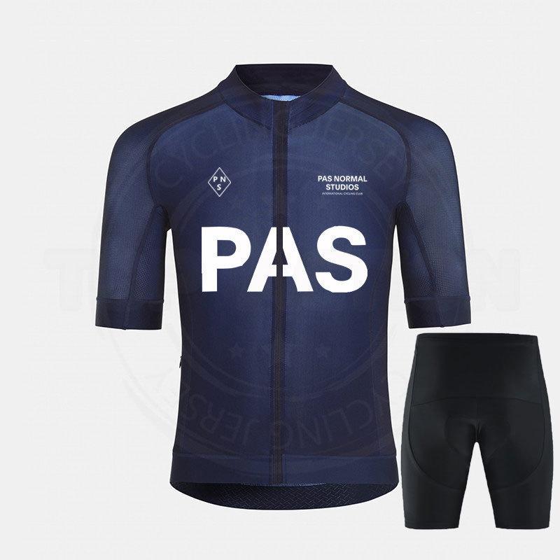 PAS Men's Short Sleeve Cycling Suit Overalls Set Breathable Summer Breathable Cycling Sportswear 2026