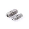 304 Stainless Steel Fast Twist Through Board Type Fitting OD 4/6/8/10/12/14/16mm Hose Equal Diameter Straight Joint