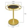 Metal Rotating Sunglass Organizer Eye Glass Display Stand 360 degree Rotation With Tray Jewelry Storage Organizer Detachable
