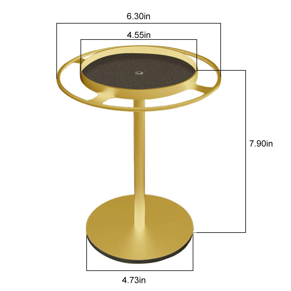 Metal Rotating Sunglass Organizer Eye Glass Display Stand 360 degree Rotation With Tray Jewelry Storage Organizer Detachable