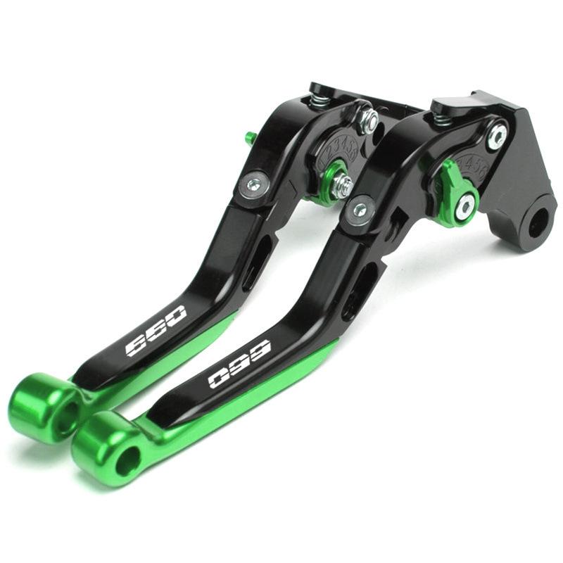 

Triumph 660 Brake Lever Clutch Handle CNC-Cut, Effort-Saving Modification orange, black, orange