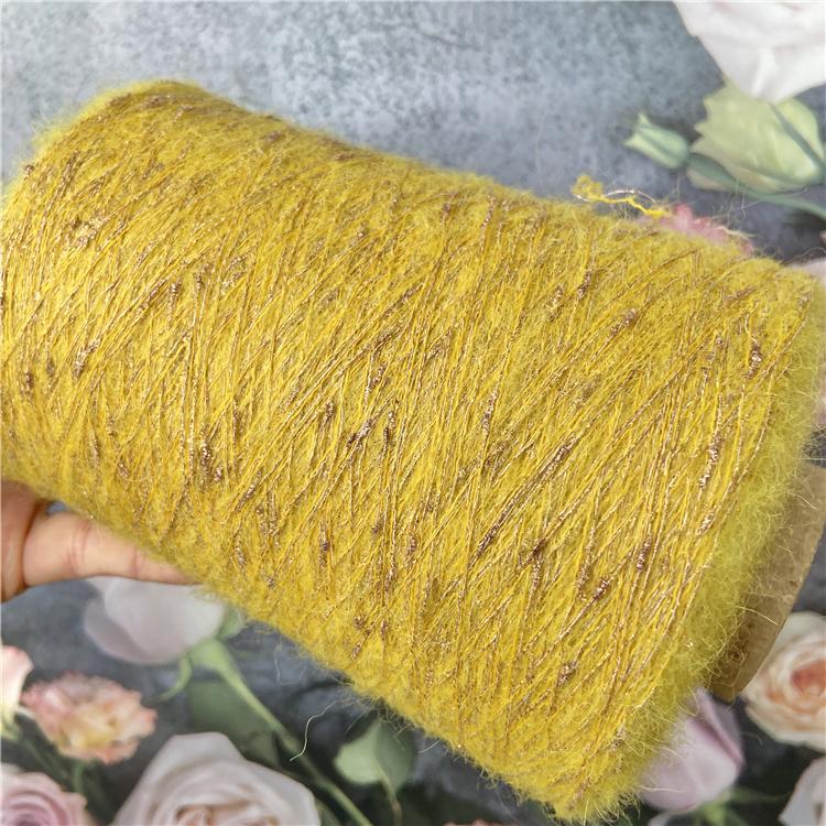 Deluxe Mohair Hand-spun Yarn: 60% Wool, Elastic, Perfect for Knitting Sweaters and Scarves