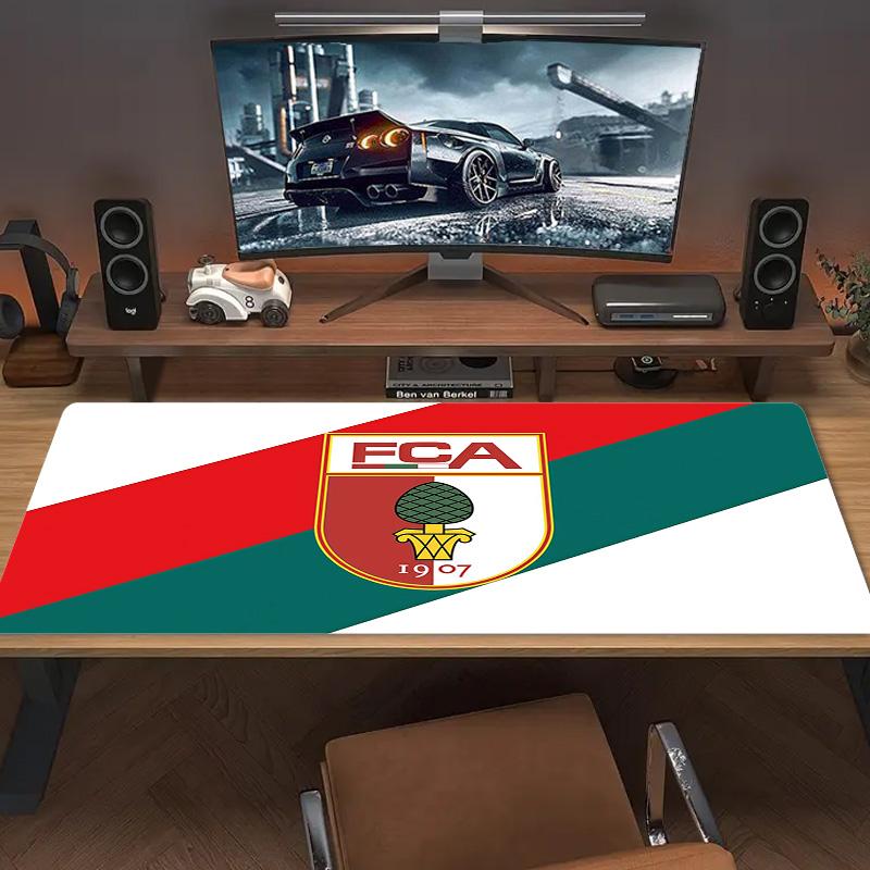 FC Augsburg2 Print  Cushion Non-slip Laptop Tablet Big Mousepad XXL Mat Mini PC Playmat With Lock edge