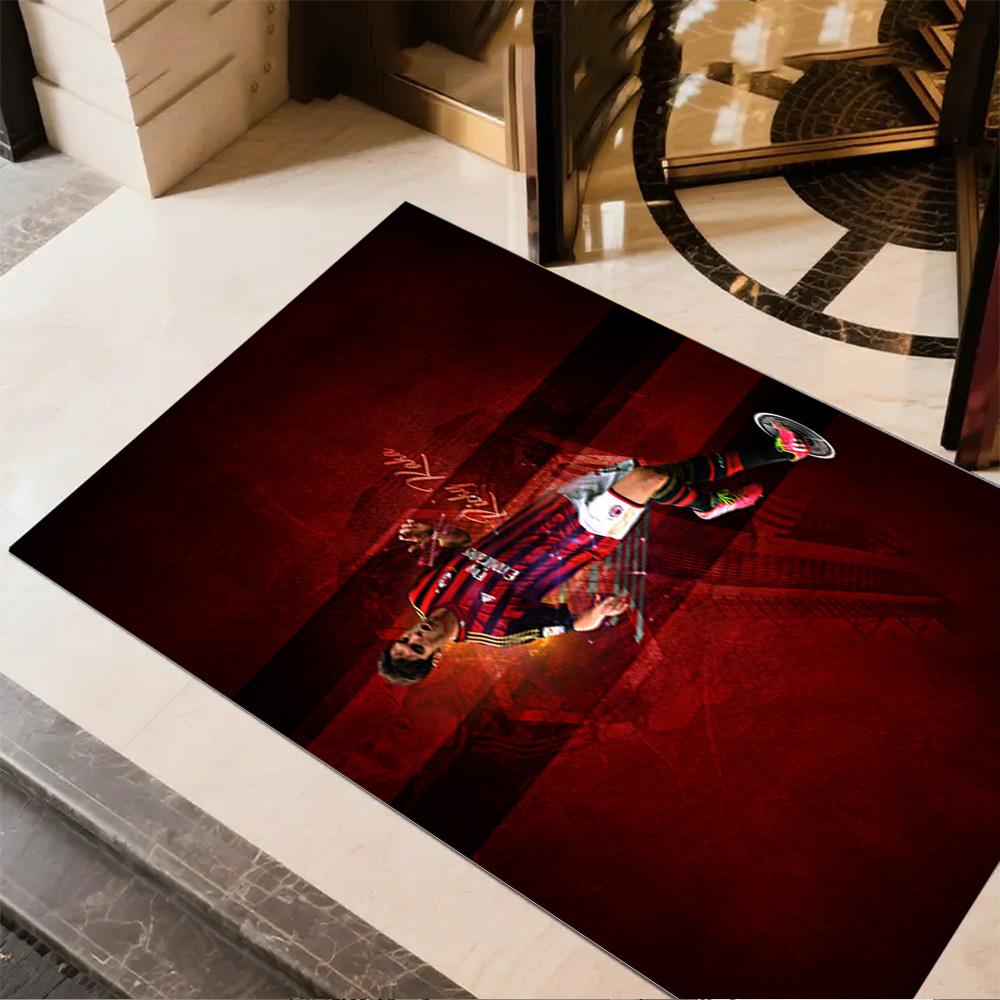 Ronaldo's Ac Milan Moment Carpet Suitable for Playrooms Bedrooms Dining Room Decorate Room Anti-slip Rug Decorate Offices Spiritual Gift