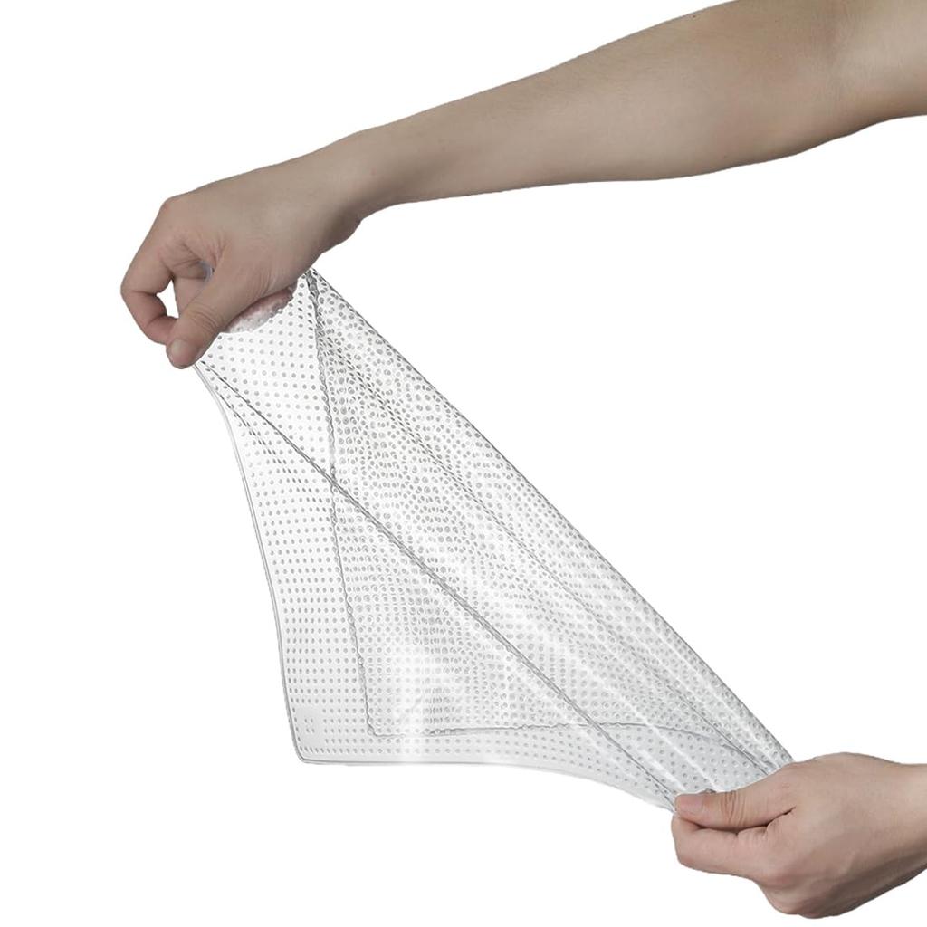 SUNZEMIN Silicone Reusable Food Silicone Bowl Refrigerator Safe Wrap, Wrap, Cover, (5, 30x30cm)