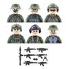 Military Special Forces MOC Building Block SWAT Ghost Commando Figures Police Soldiers Army Gun Weapons Children's Toy Gift B152